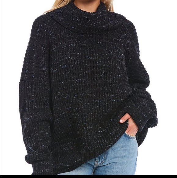 Free People Sweaters - NWT Free People Leo Tunic in Blacklight Party